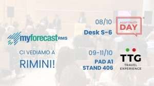 MyForecast RMS è Presente a HospitalitY Day e TTG 2024